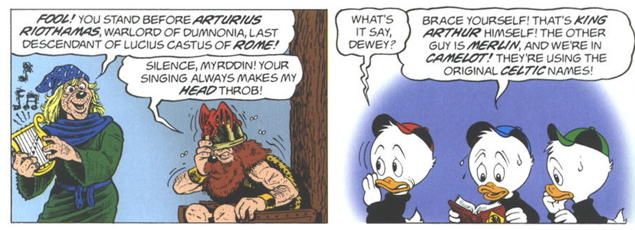 panels from Once and Future Duck